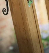 Residence Wood Window Frame Close Up